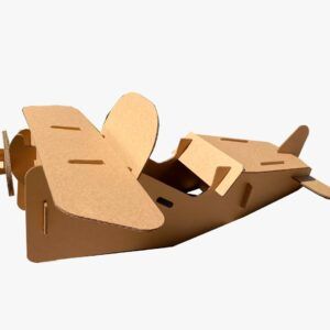 Avión de cartón para jugar fabricados en México