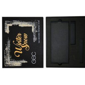 Estuche de lujo para cosméticos personalizable impresa y con inserto producida y fabricada en México