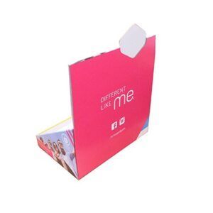 Personalized magazine type counter display in digital printing for point of purchase
