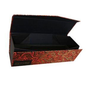 CAJA Y TAPA RÍGIDA FORRADA COMO PARA VINOS Y LICORES CON FOAM.  IMPRESIÓN DIGITAL.  CAJAS COLAPSABLES. ESTUCHE DE LUJO COLAPSABLE