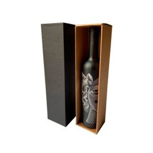 Caja de cartón forrada de lujo