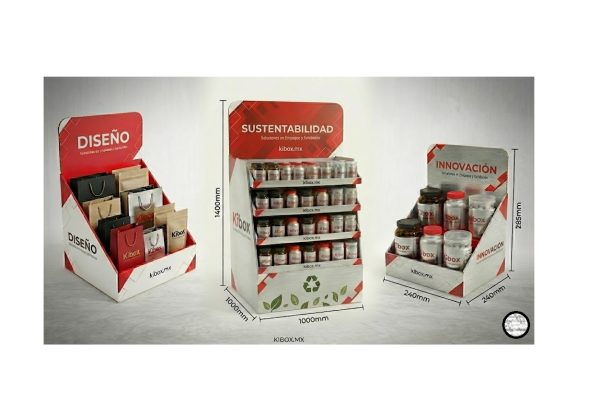 ¿Qué es un exhibidor de cartón colapsable y para qué sirve?