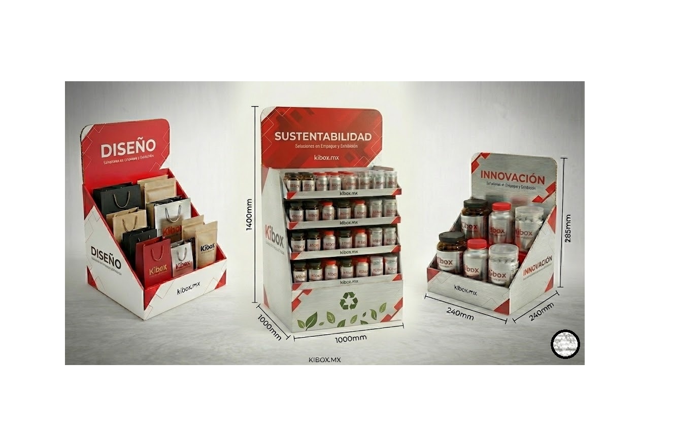 ¿Qué es un exhibidor de cartón colapsable y para qué sirve?