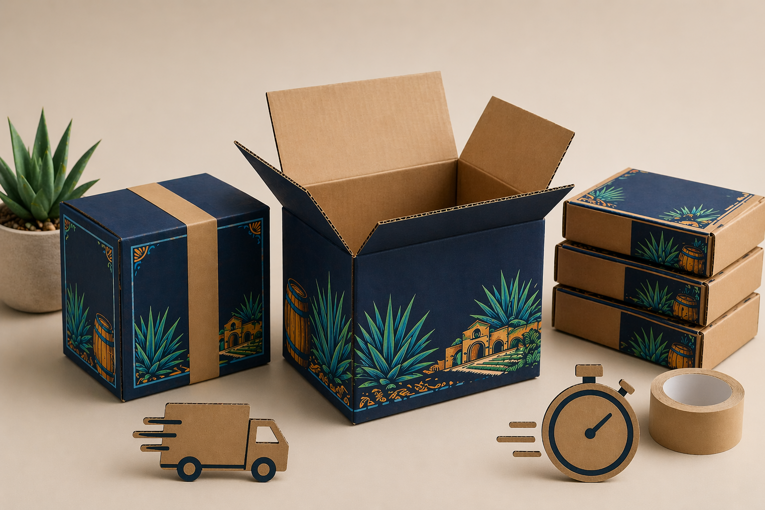 Express Delivery of Custom Boxes